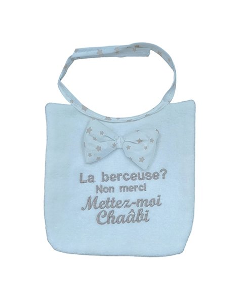 Bavoir personnalisé : La berceuse ? Non merci, mettez-moi Chaâbi