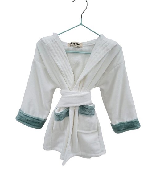 Peignoir de bain ; détails en polaire – Image 3