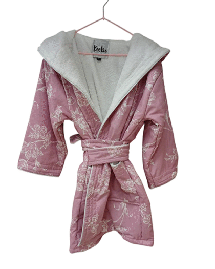 Peignoir de bain doublé